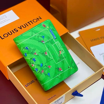 Football Pitch Pattern Wallet & Passport Holder