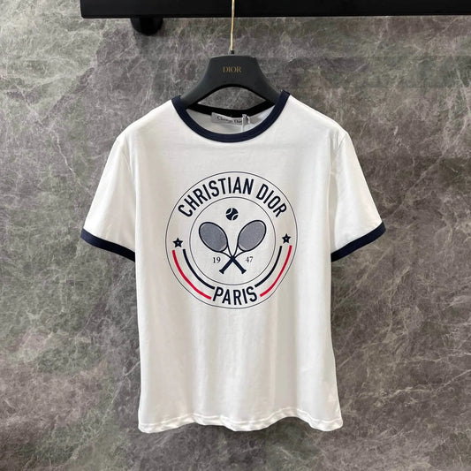 Tennis Racket Print T-Shirt