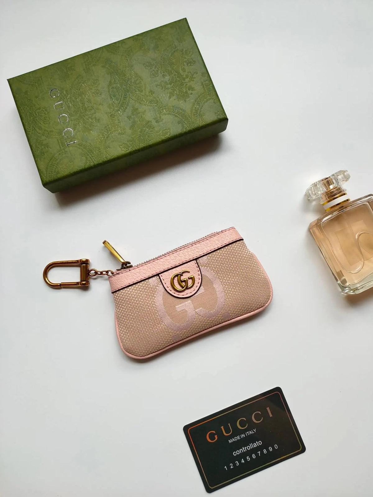 Textured Weave Mini Wallet