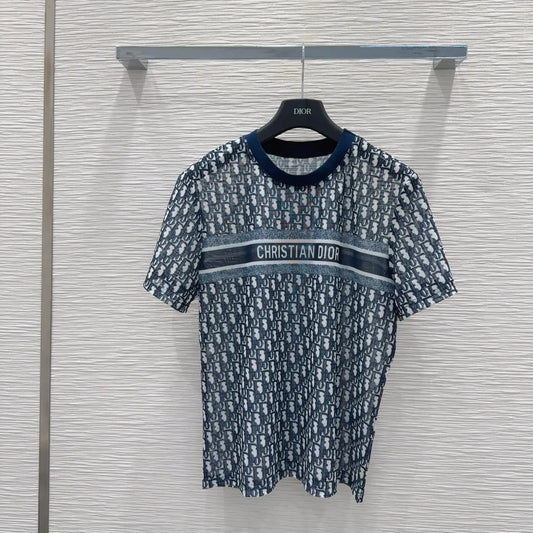 Letter Band Mesh Top