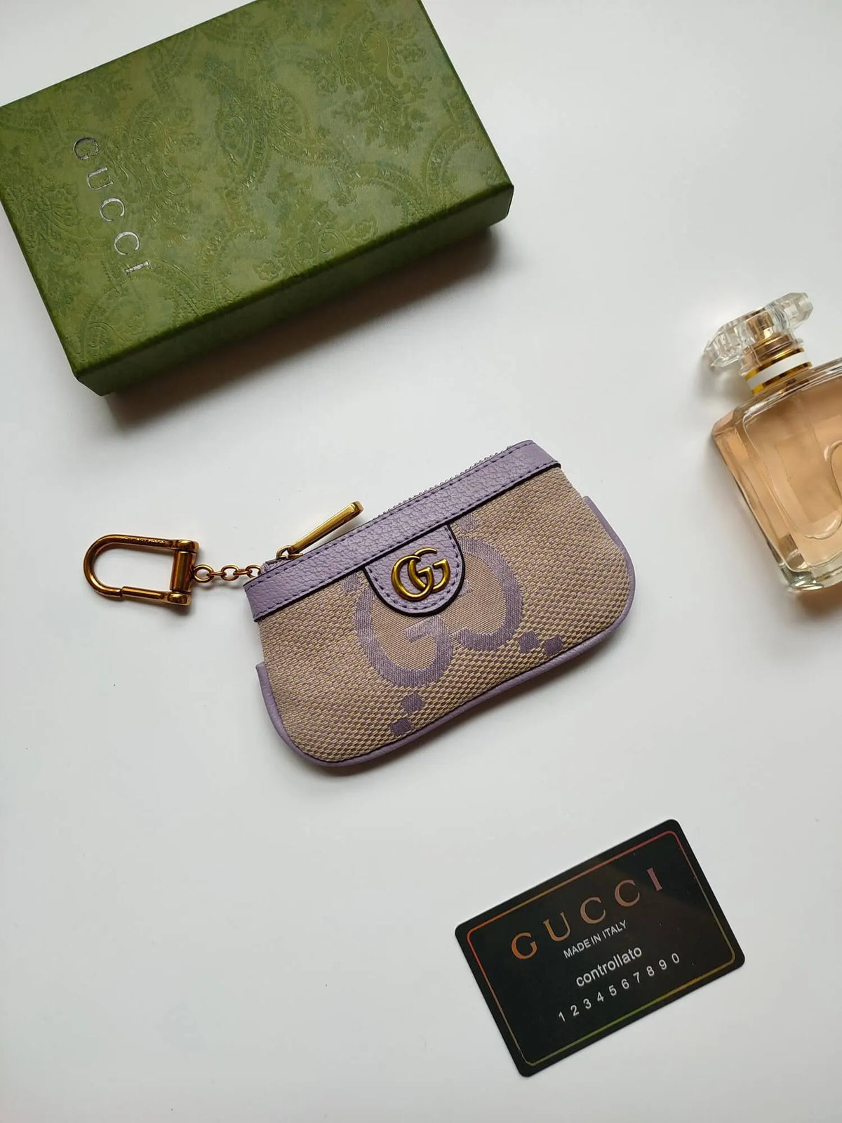 Textured Weave Mini Wallet