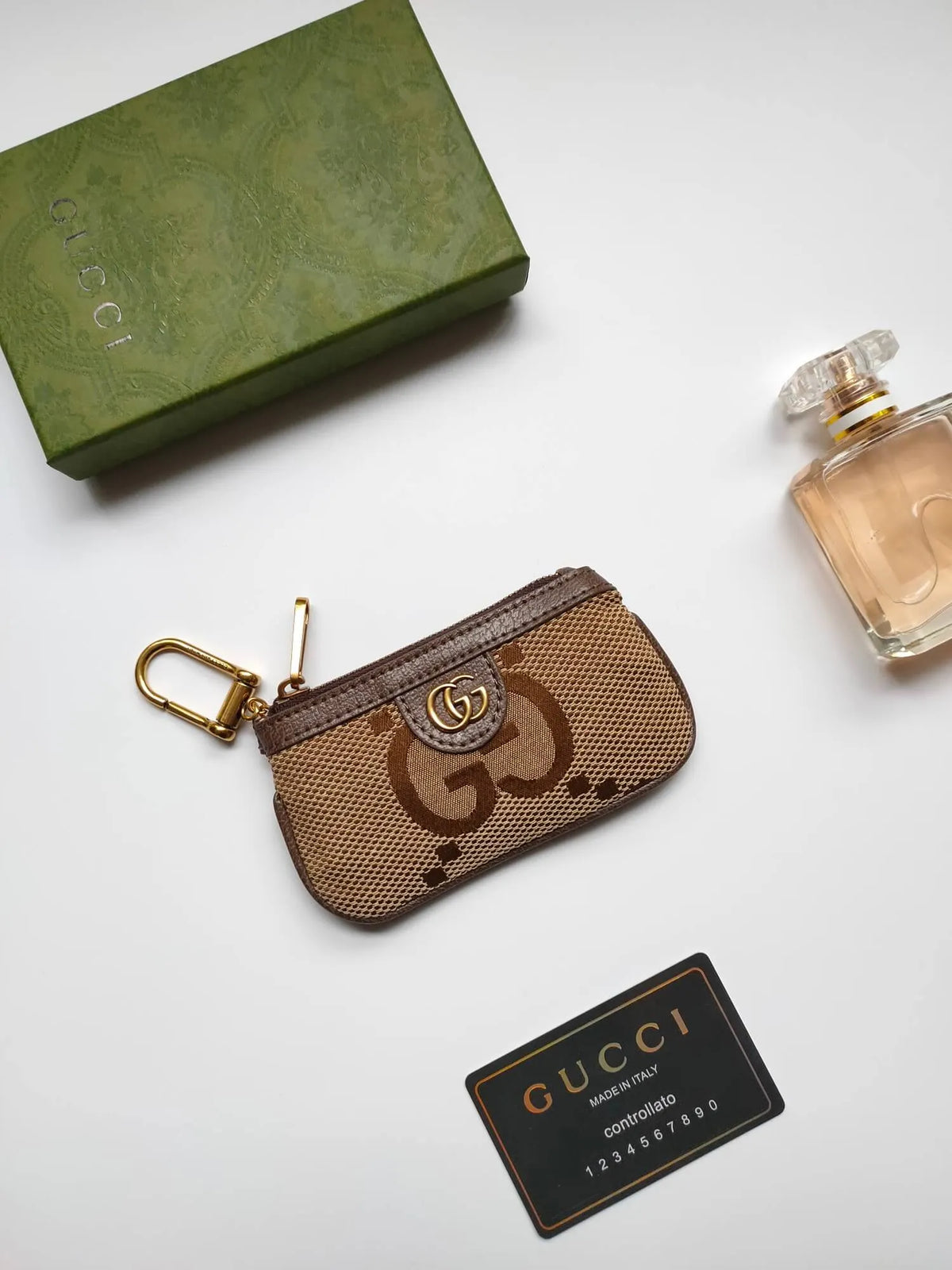 Textured Weave Mini Wallet