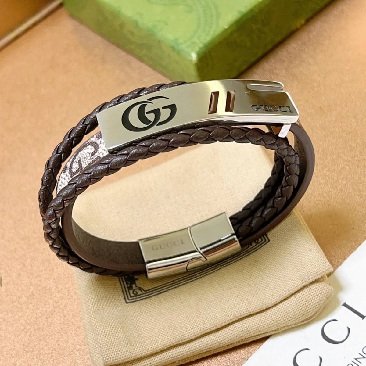Three-Layer Leather Bracelet