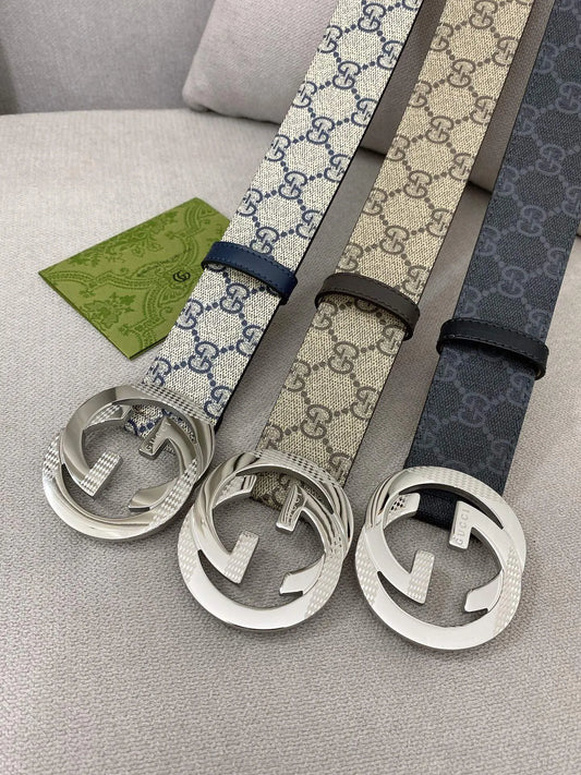 Trendy Webbing Belt with Metal Buckle