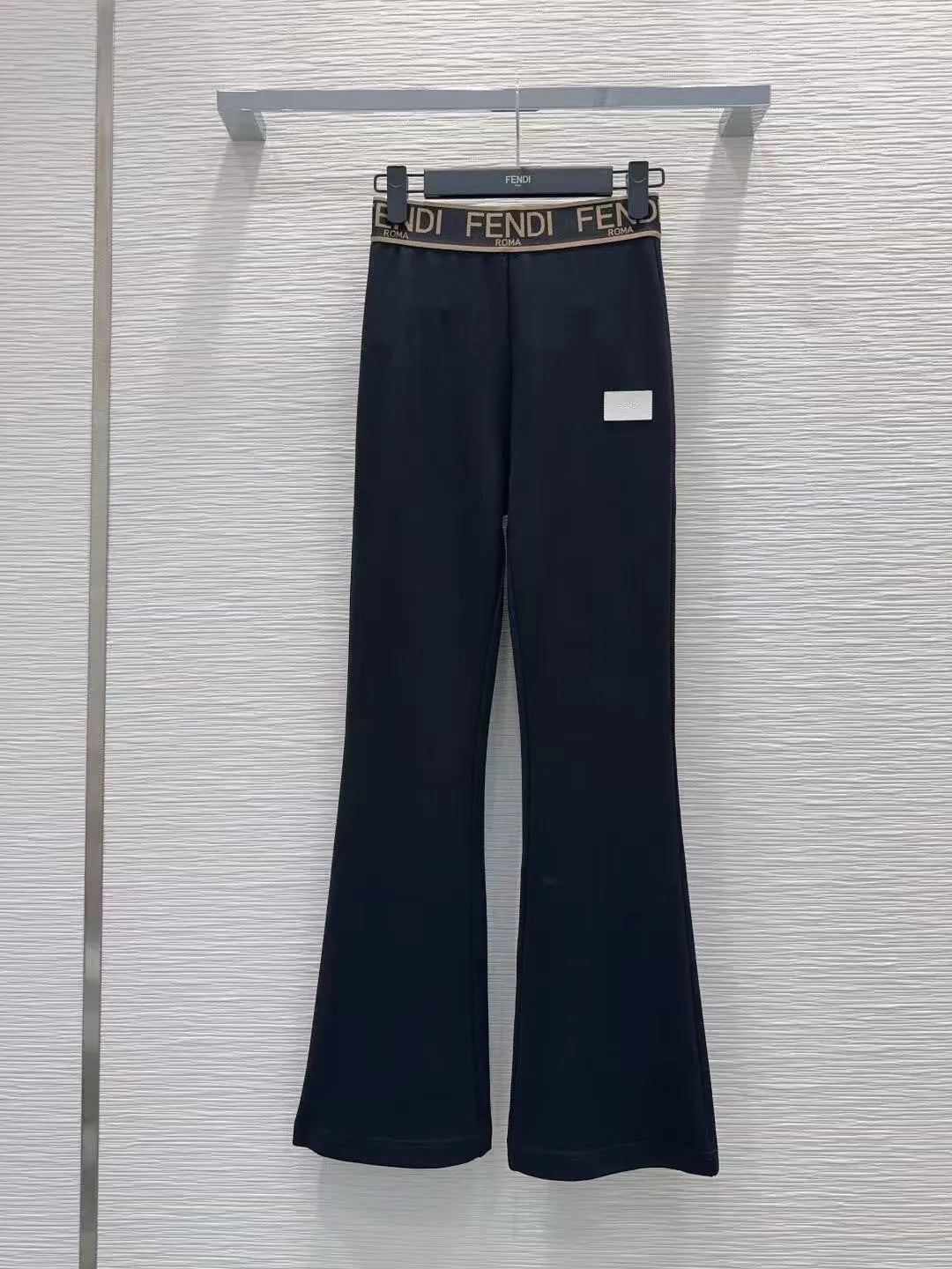 Slim-Fit Flared Casual Pants