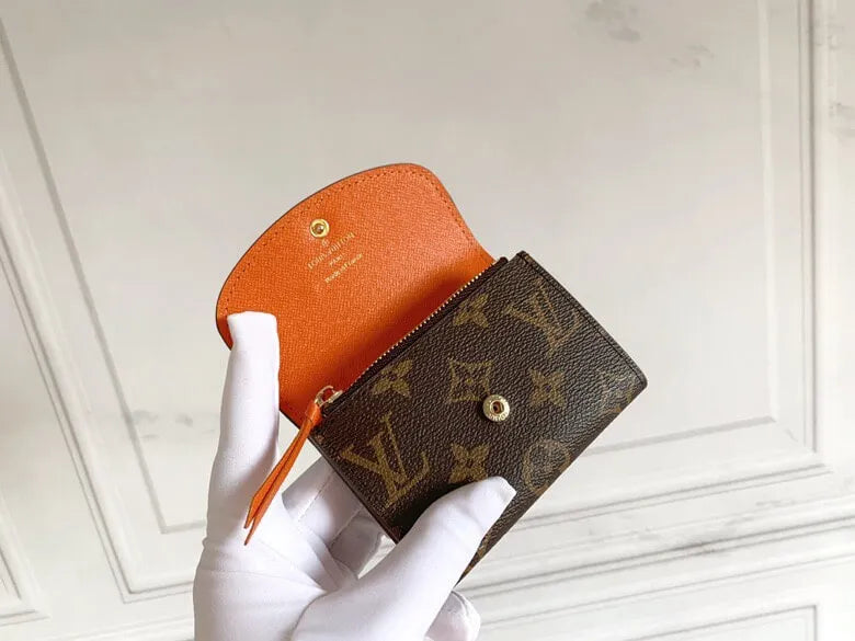 Multi-Color Button Mini Wallet