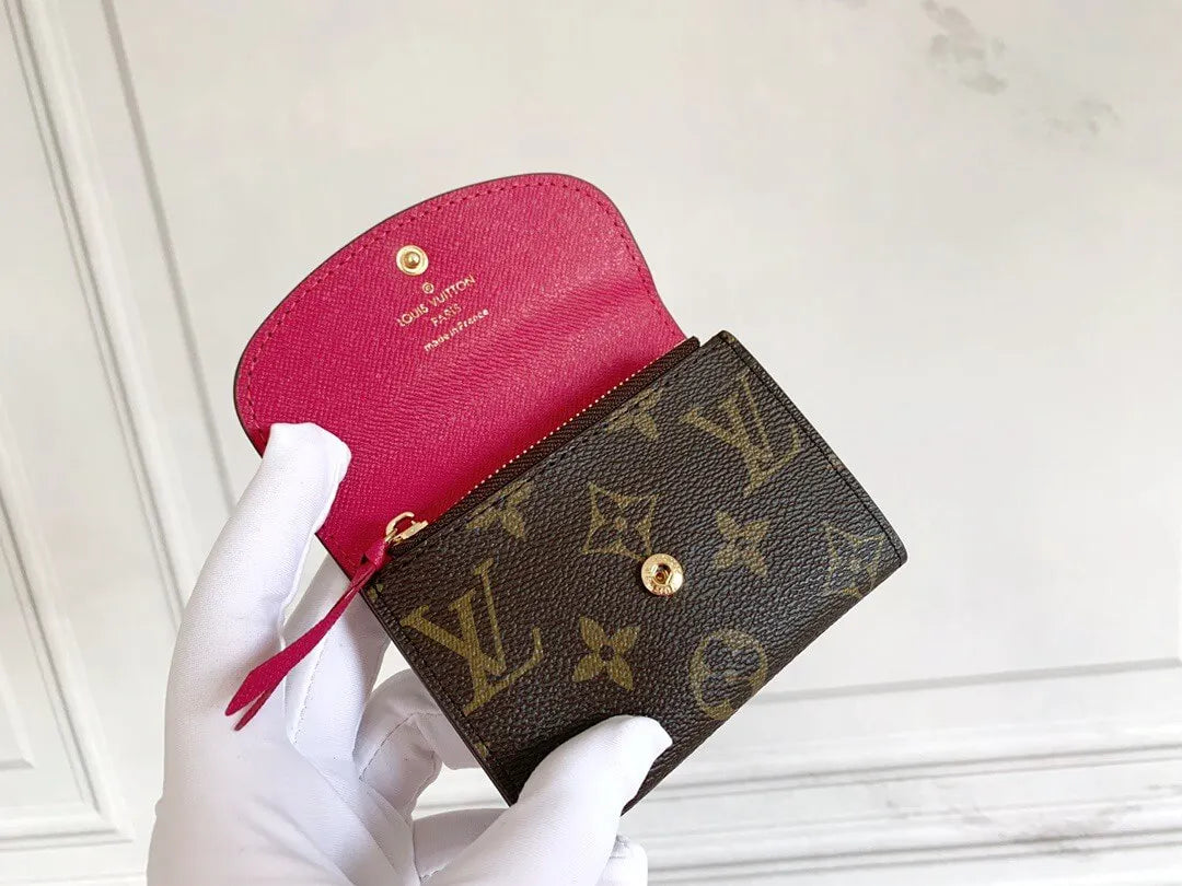 Multi-Color Button Mini Wallet