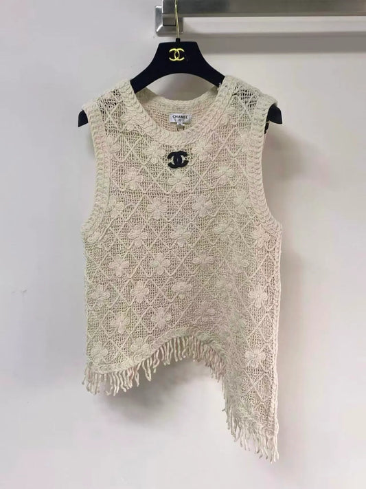 Irregular Fringe Vest