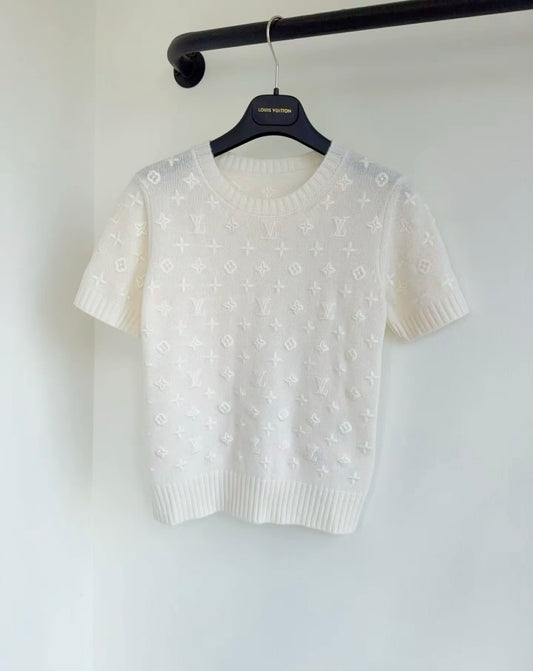 Bestseller Knit All-Over Print Short Sleeve