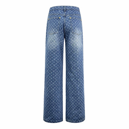 Classic Bestseller All-Over Print Jeans
