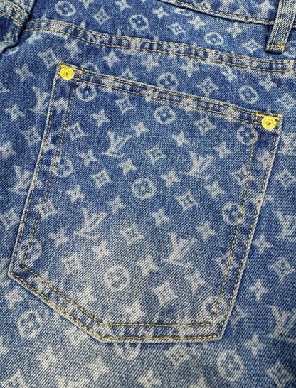 Classic Bestseller All-Over Print Jeans