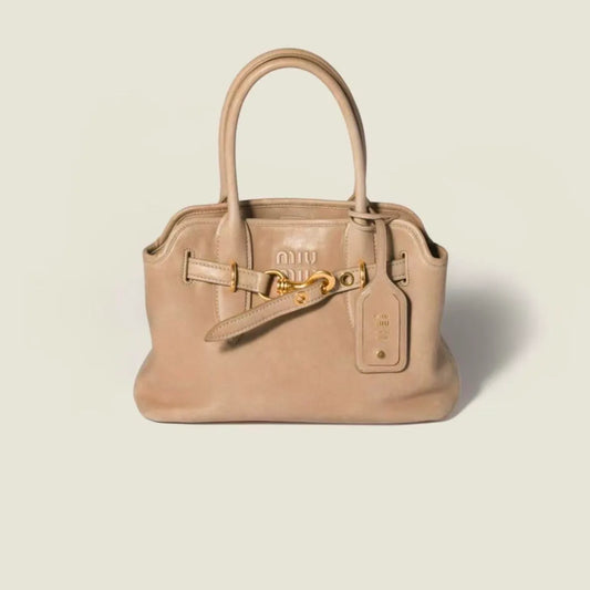 Retro Leather Mini Tote Bag