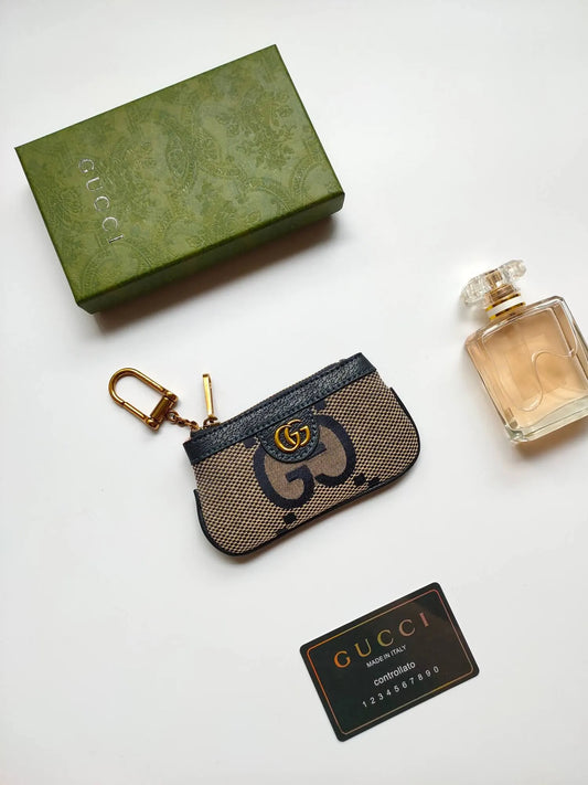 Textured Weave Mini Wallet