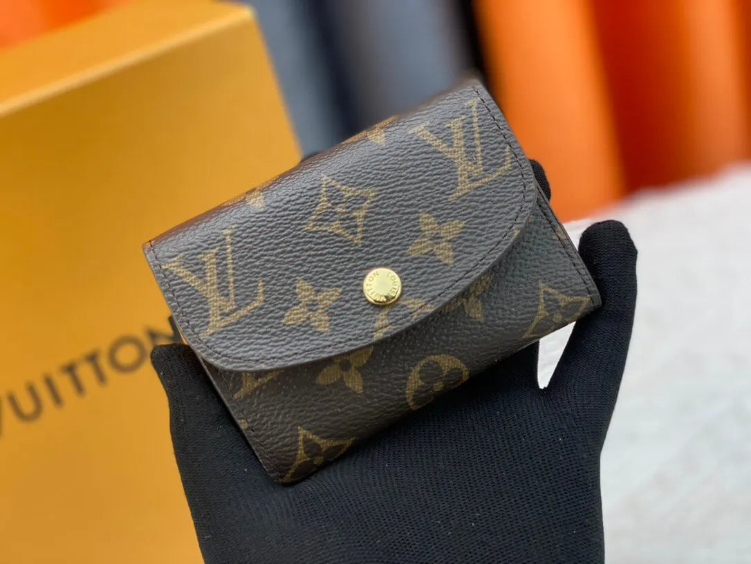 Multi-Color Button Mini Wallet