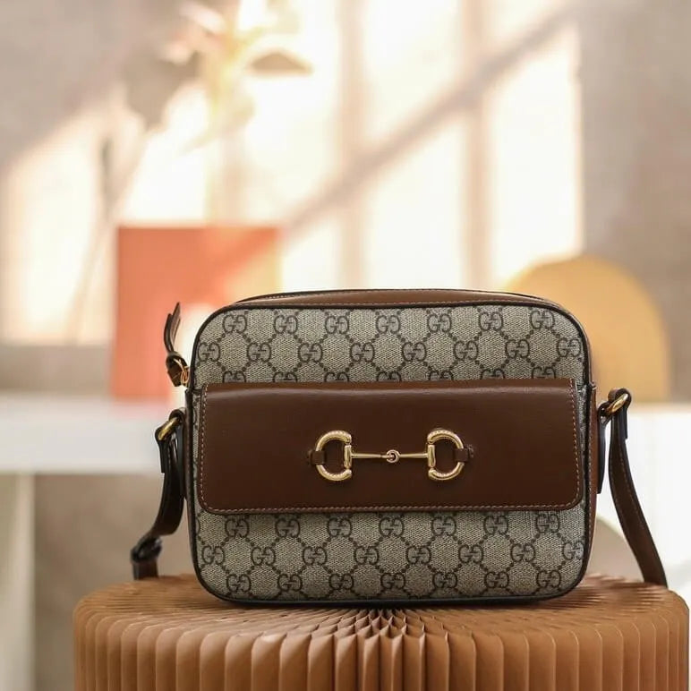 Patchwork Full Print Shoulder Bag