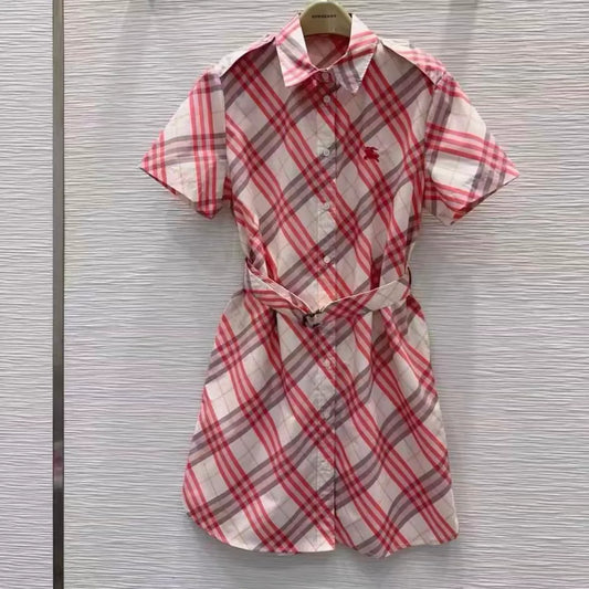 Plaid Shirt Dress