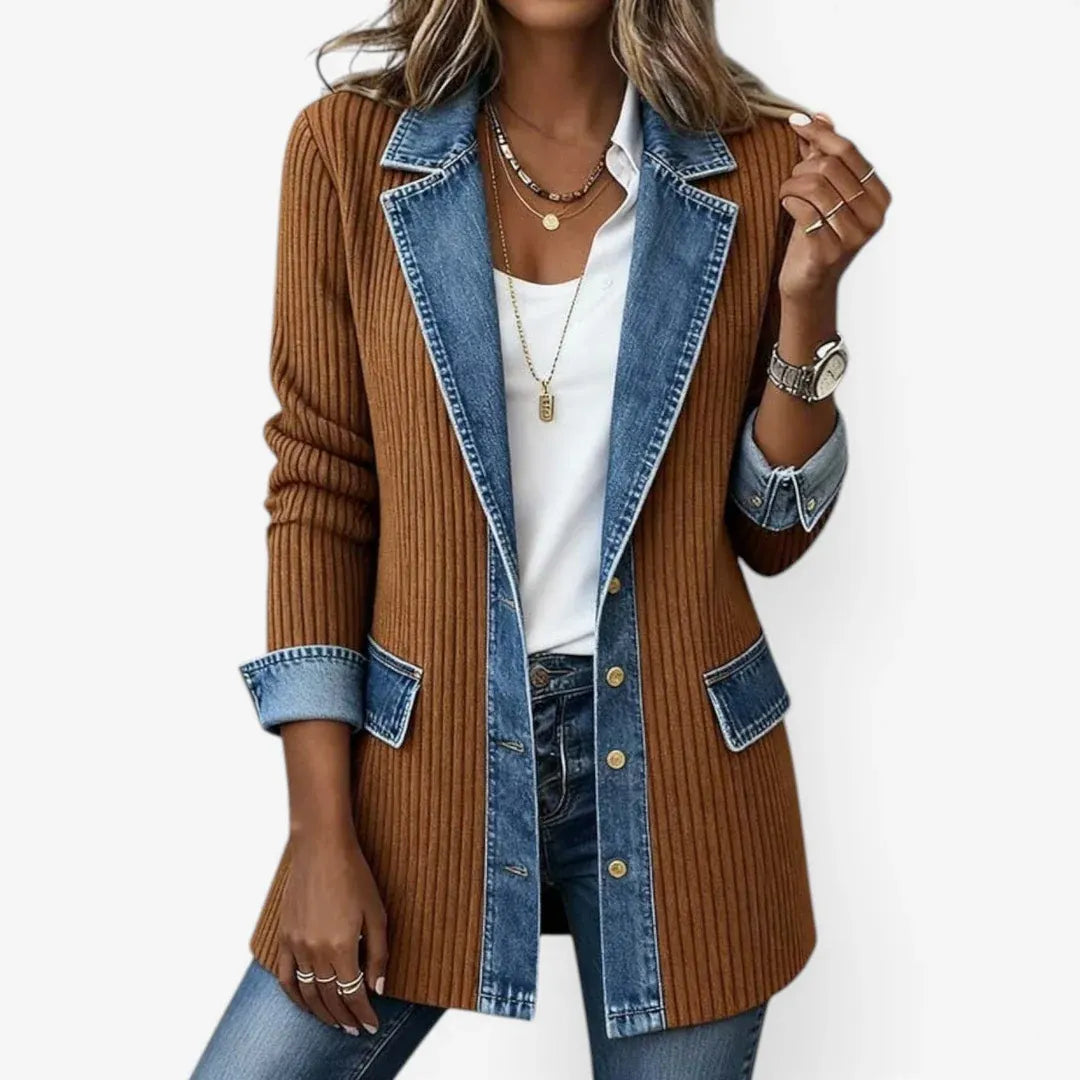 Casual Lapel Button-Up Jacket